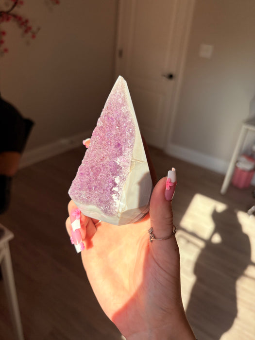 Gemy Light Purple Agate Point
