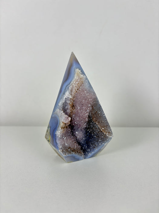 Gemy Purple, Blue & Brown Agate Point