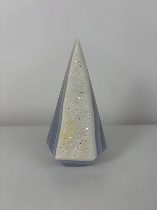Gemy & Sugary White & Grey Agate Point