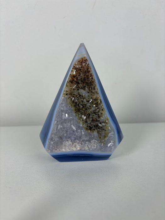 Gemy Brown & Purple Agate Point