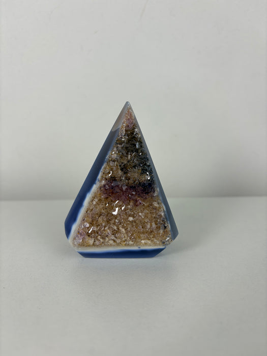 Gemy Brown & Purple Agate Point