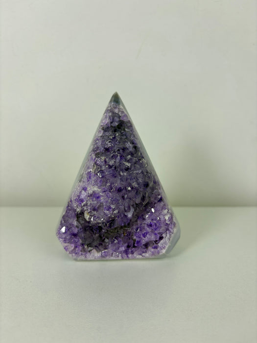 Gemy Purple Puffy Agate Point