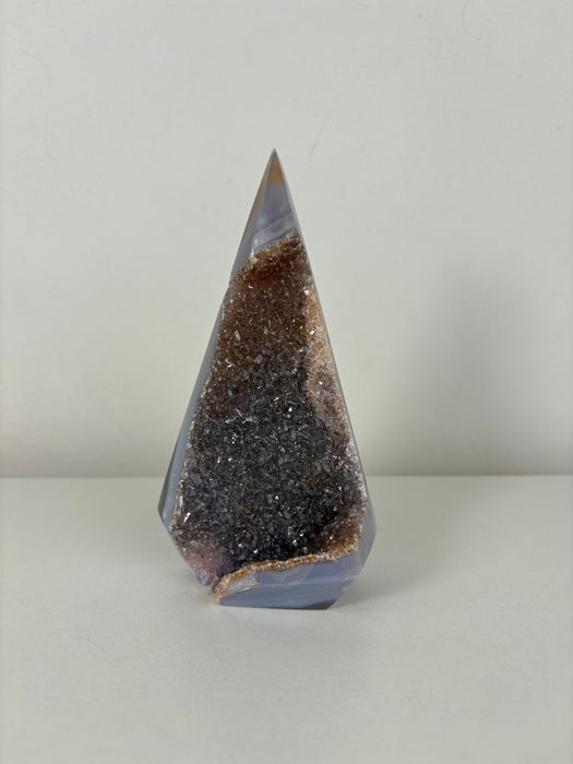 Gemy Brown & Purple Agate Point