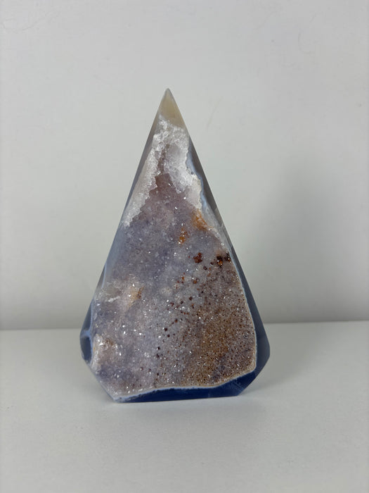 Gemy Light Purple, Blue & Brown Agate Point