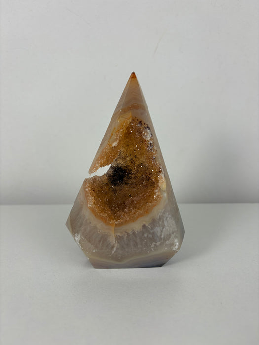 Druzy Orange Agate Point