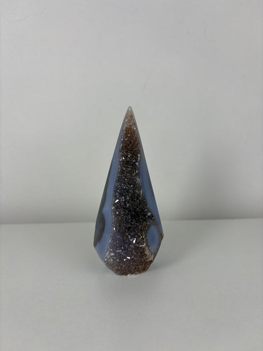 Gemy Brown & Purple Agate Point