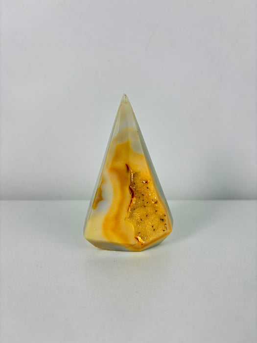 Gorgeous Druzy Orange & Yellow Agate Point
