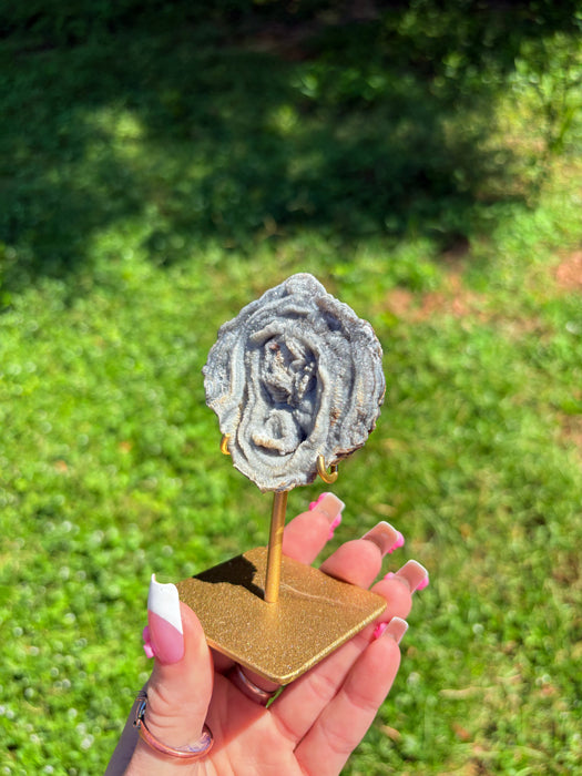 Sugary Chalcedony Flower