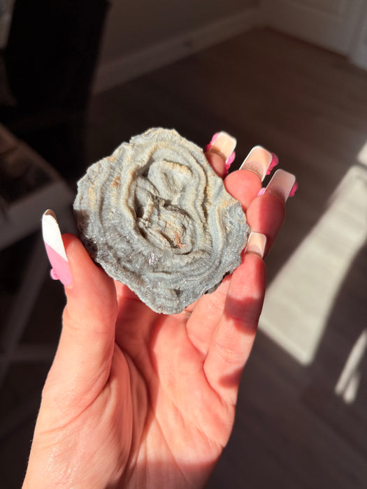 Sugary Chalcedony Flower