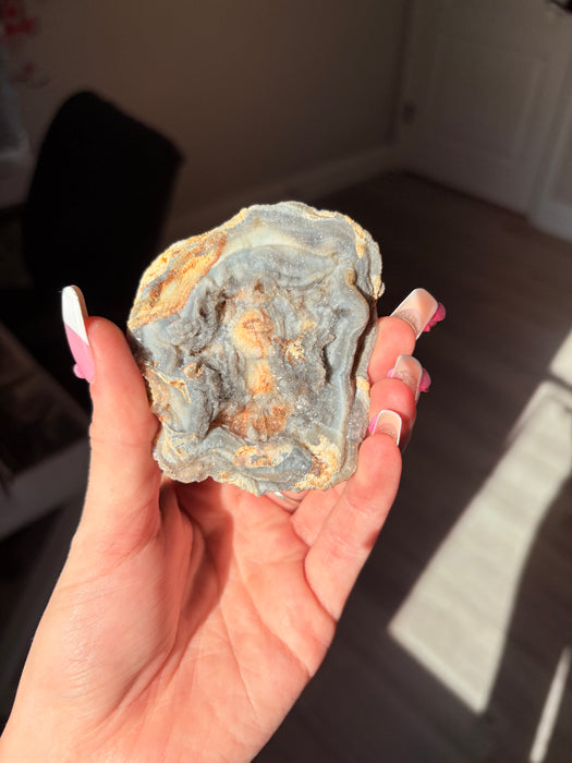 Sugary Chalcedony Flower