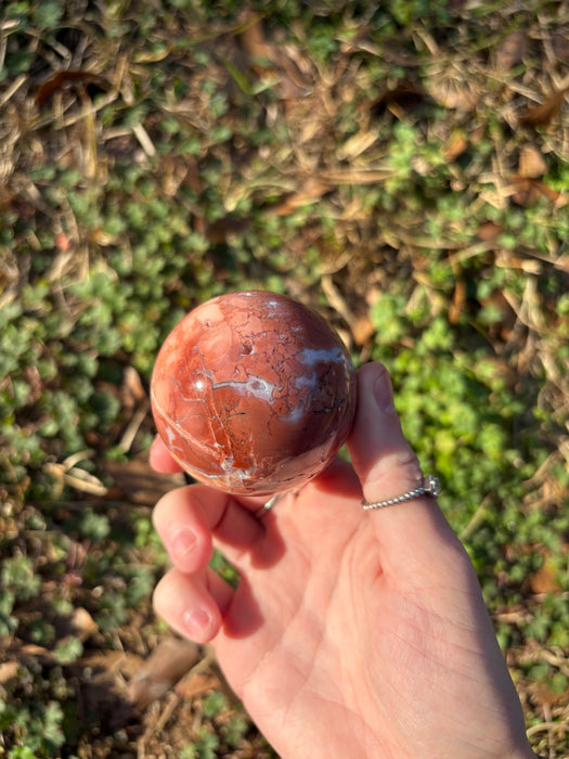 Druzy Cotton Candy Agate Spheres