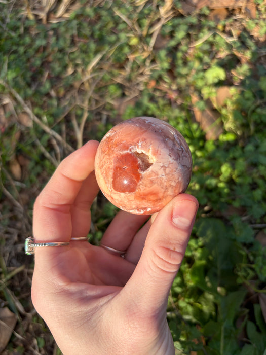 Druzy Cotton Candy Agate Spheres