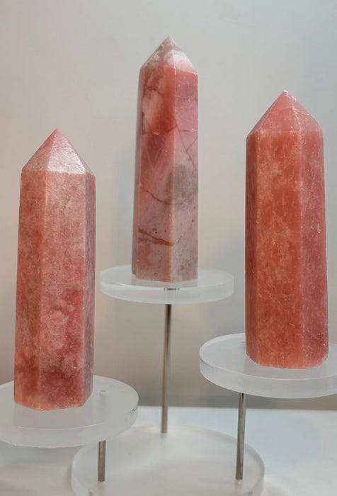Small Pink Opal Towers
