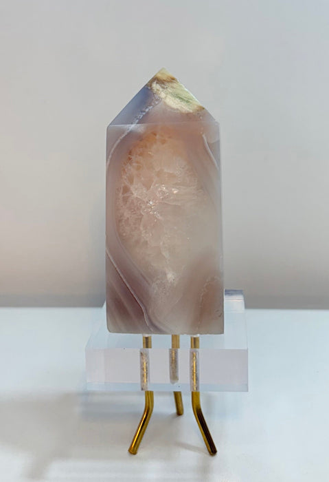 Druzy Agate Tower