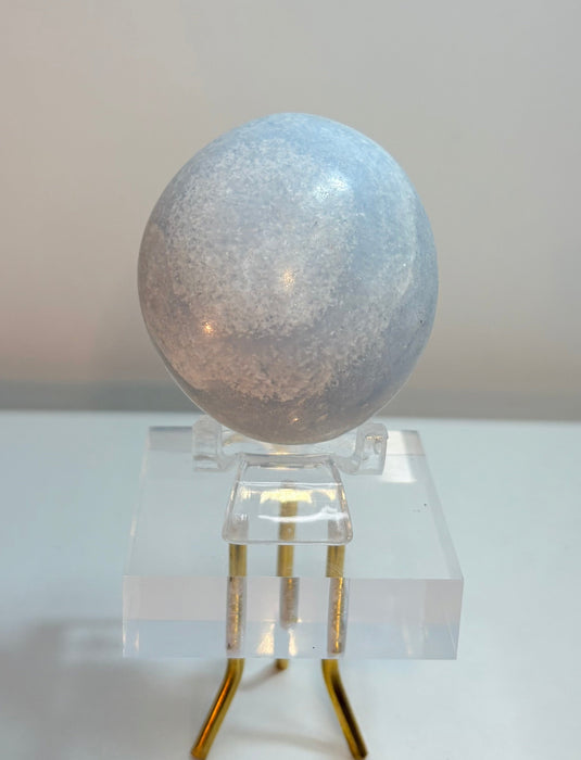 Blue Calcite Palm Stone