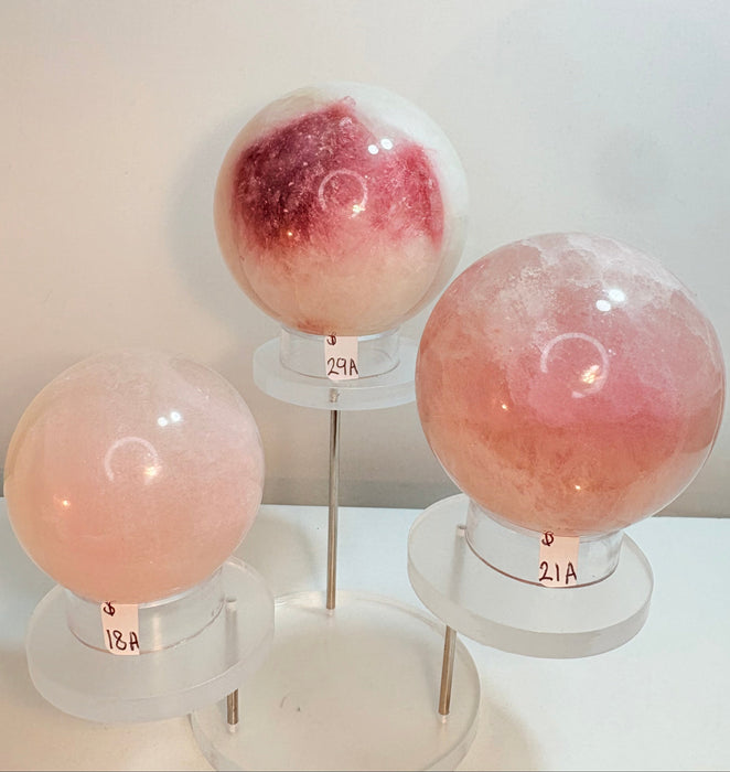 Rose Quartz Spheres