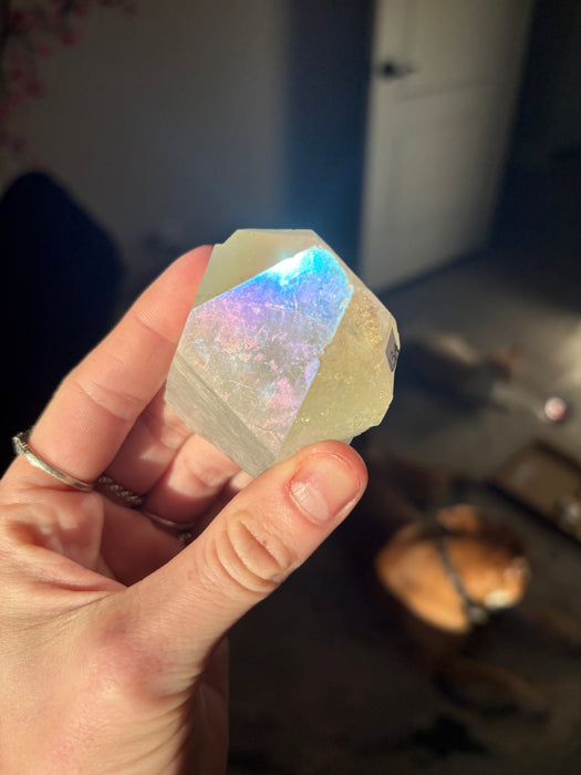 Flashy Aura Quartz Chunk